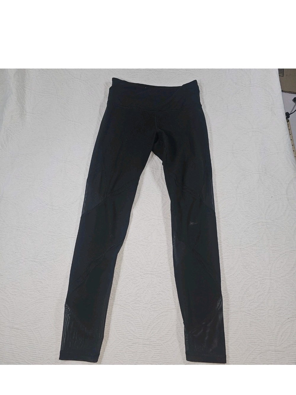 Victoria’s Secret VSX Black Semi-Sheer Radiance Leggings Small